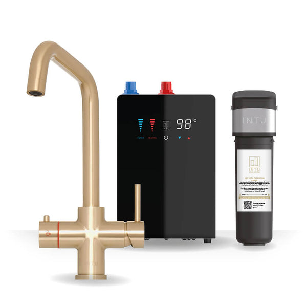 INTU 4OUR Gold & Nexus 4-1  Instant Boiling Water Tap With Installation